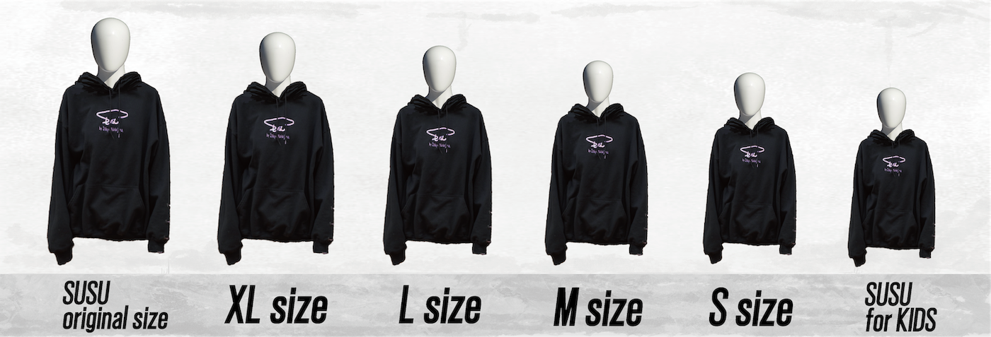 Embroidered logo hoodie Black