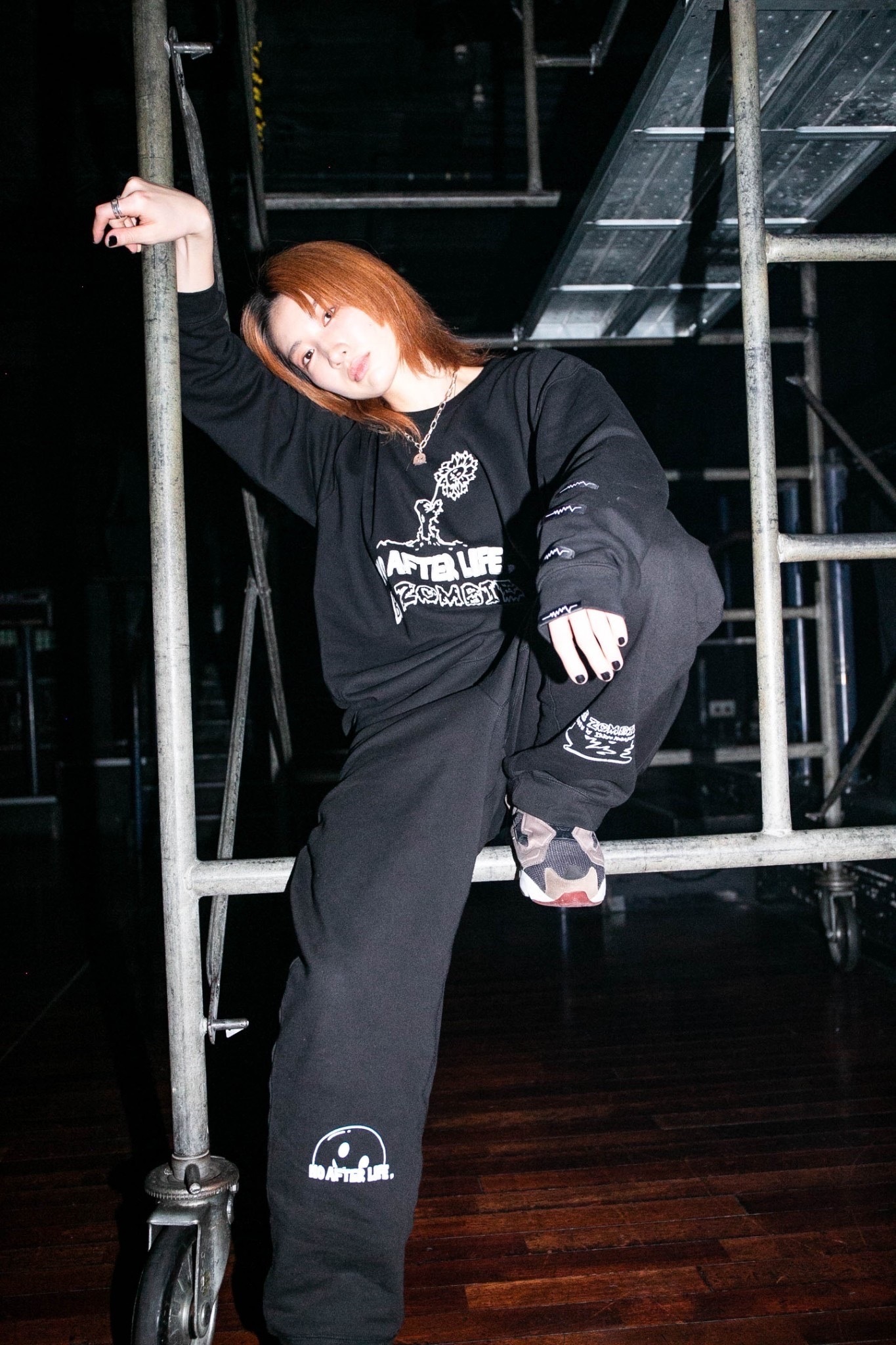「NO AFTER LIFE, BE ZOMBIE」sweat set up