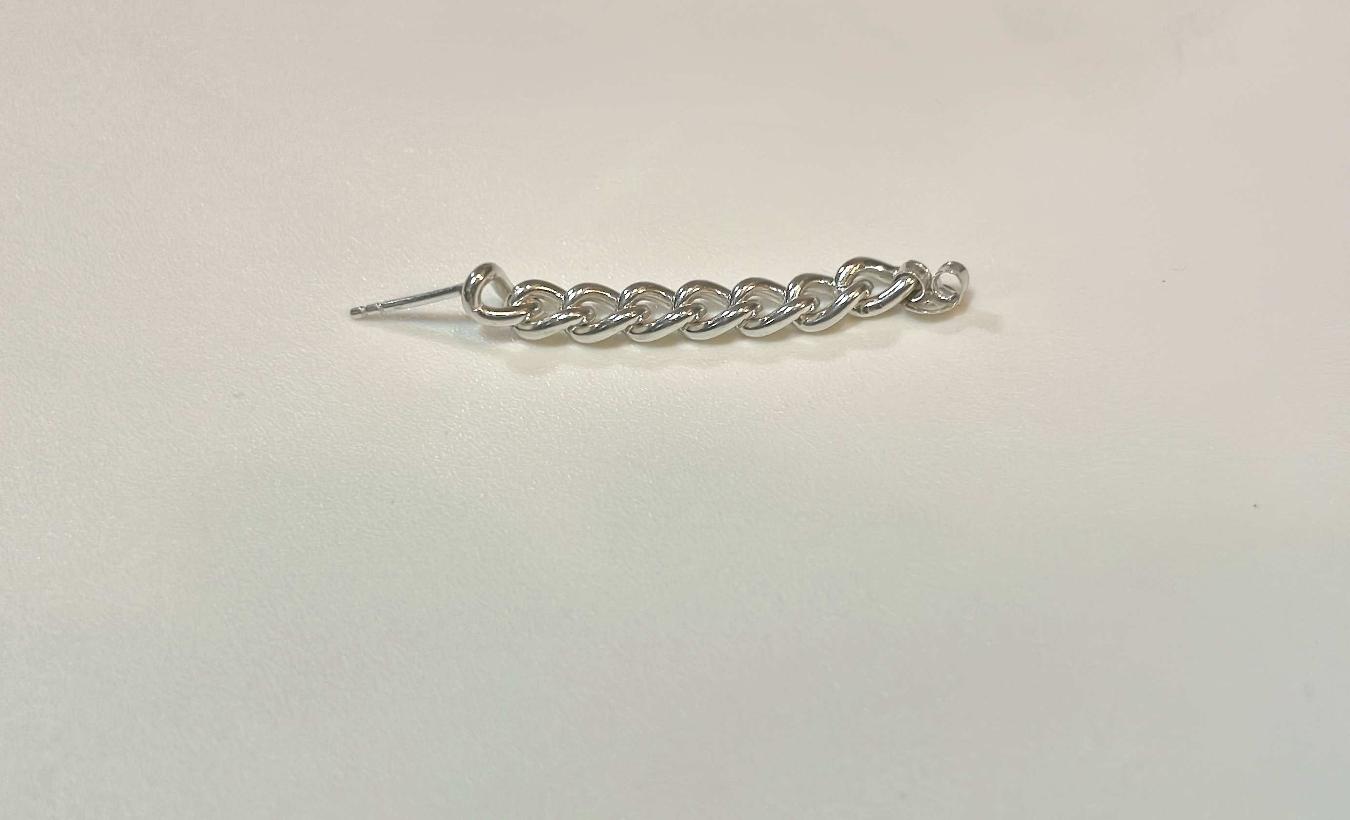 Chain earring (ピアス) 片耳 5mm