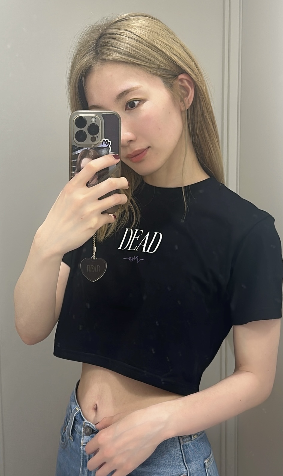 DEAD クロップドTシャツ