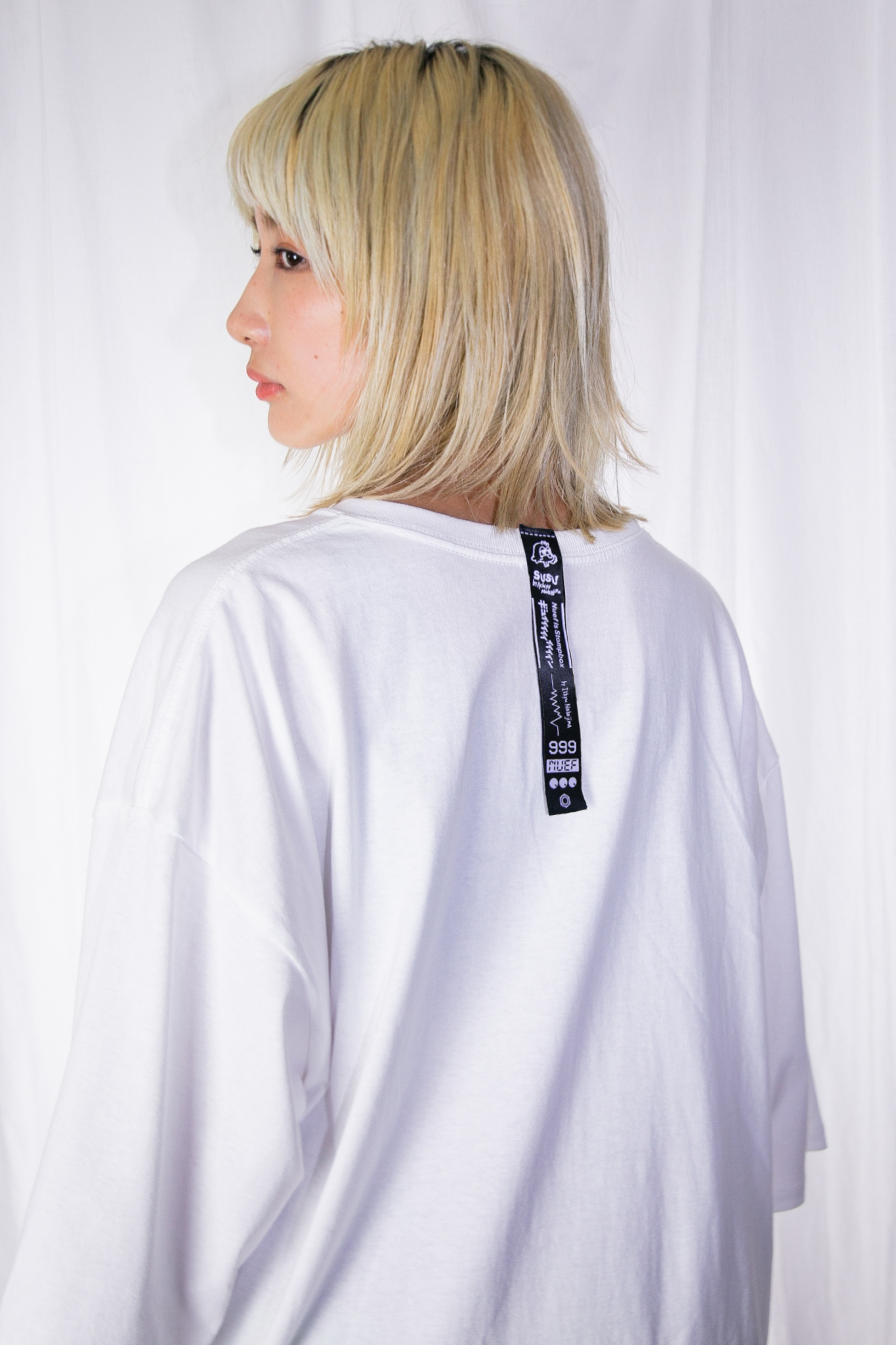 Nuef 毛 T-shirt WHITE